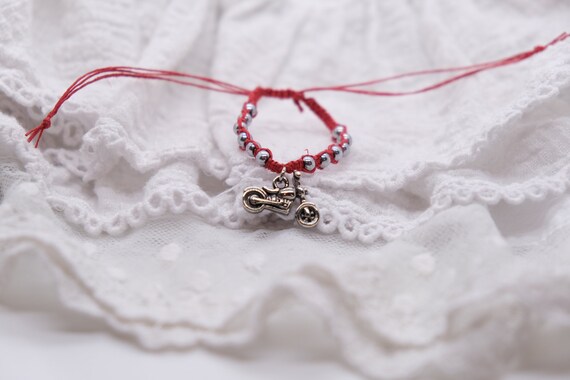 Motorcycle Hemp Bracelet