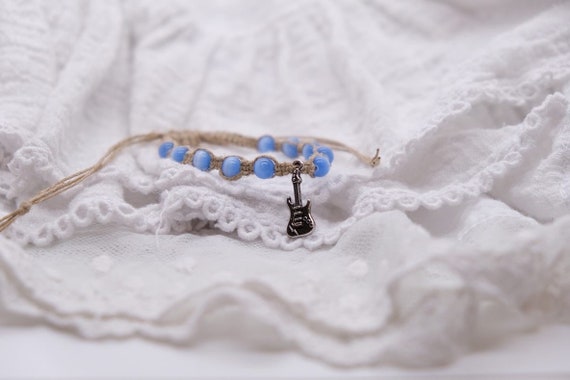 Guitar Hemp Bracelet