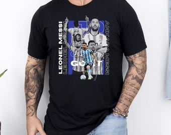 Lionel Messi Soccer Tee, Adult Unisex T-shirt