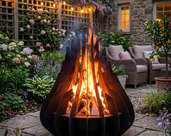 Chimenea de jardín CHILZ – Cortada con láser – Modelo BP700