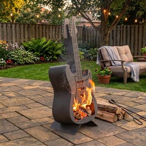 CHILZ Eldstad i gitarrstil BP2300