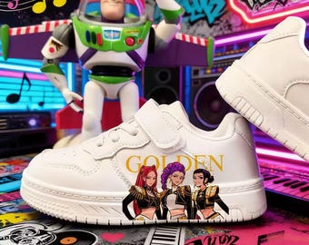 K-Pop Hexe Mädchen Gruppe Turnschuhe, drei Schwestern Magic Tape Strap Board Schuhe