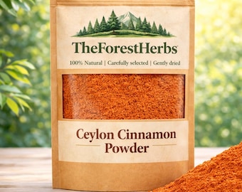 Ceylon Cinnamon Powder/ 100% Natural Cinnamomum verum/ Fine Herbal Powder