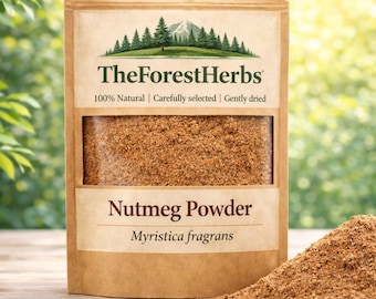 Nutmeg Powder / Culinary Spice/ Myristica fragrans/ Natural Dried Herbs