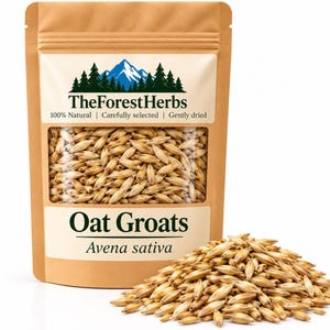 Hafergrütze Vollkorn – Avena Sativa | Geschälter Hafer | Natürliche ganze Haferkörner | Traditionelles Haferkorn