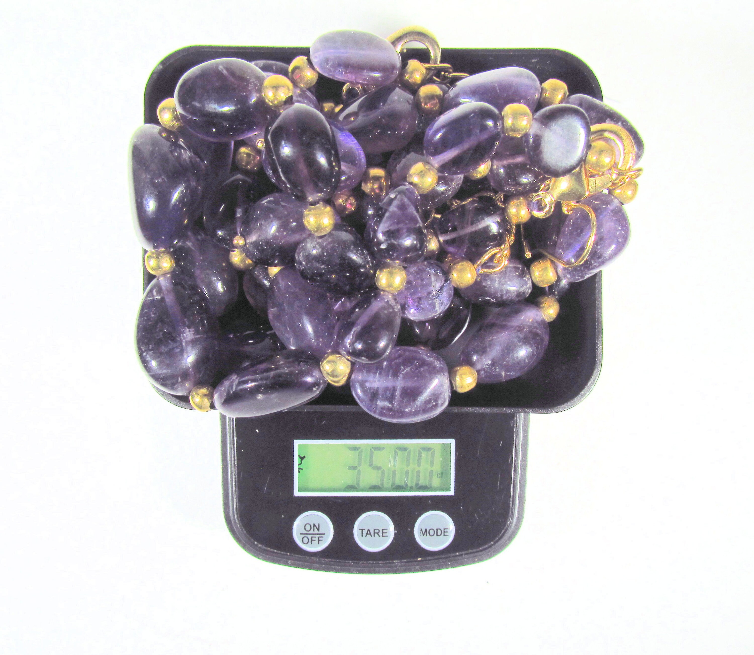 lusso amethyst necklace stauer