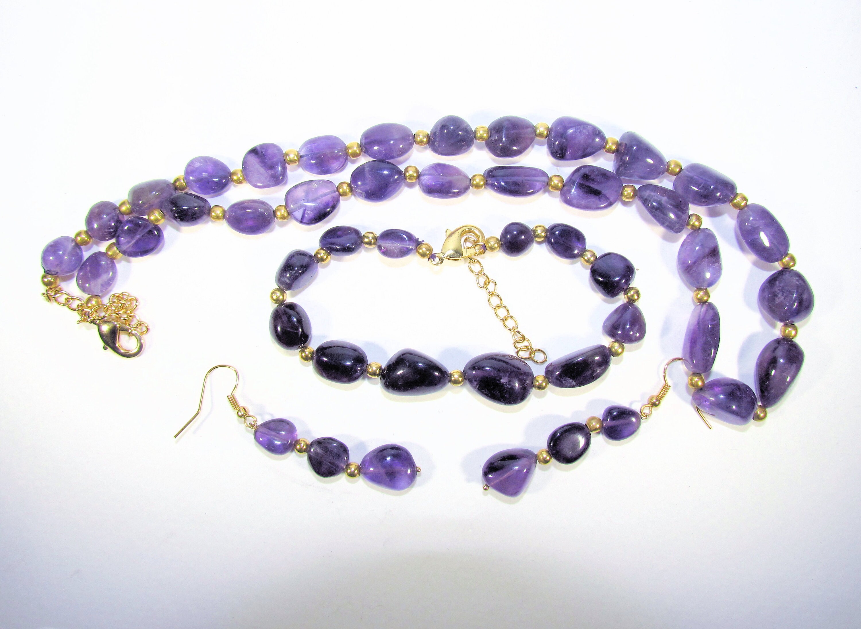 lusso amethyst necklace stauer