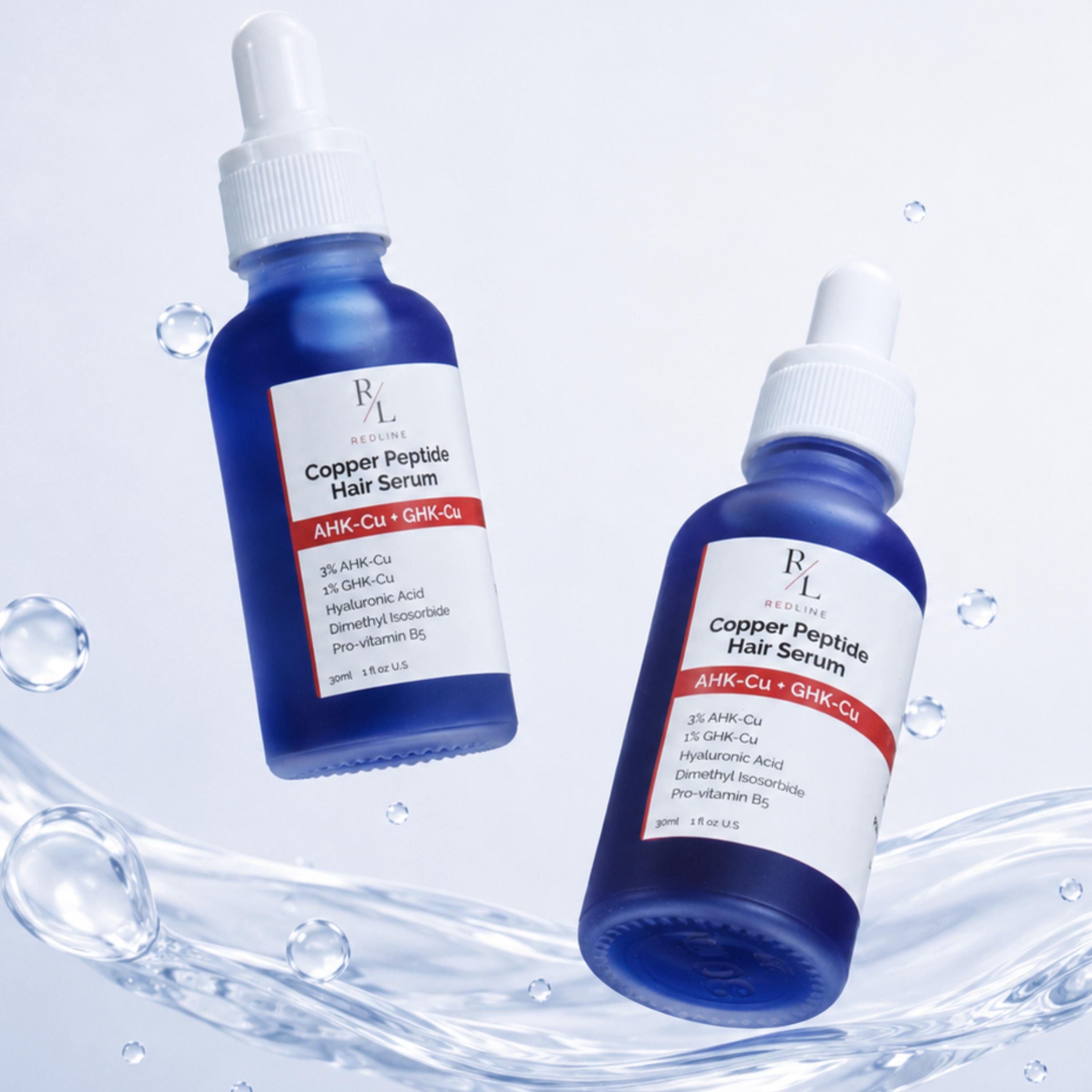 Ahk-cu + Ghk-cu Copper Peptide Hair Serum