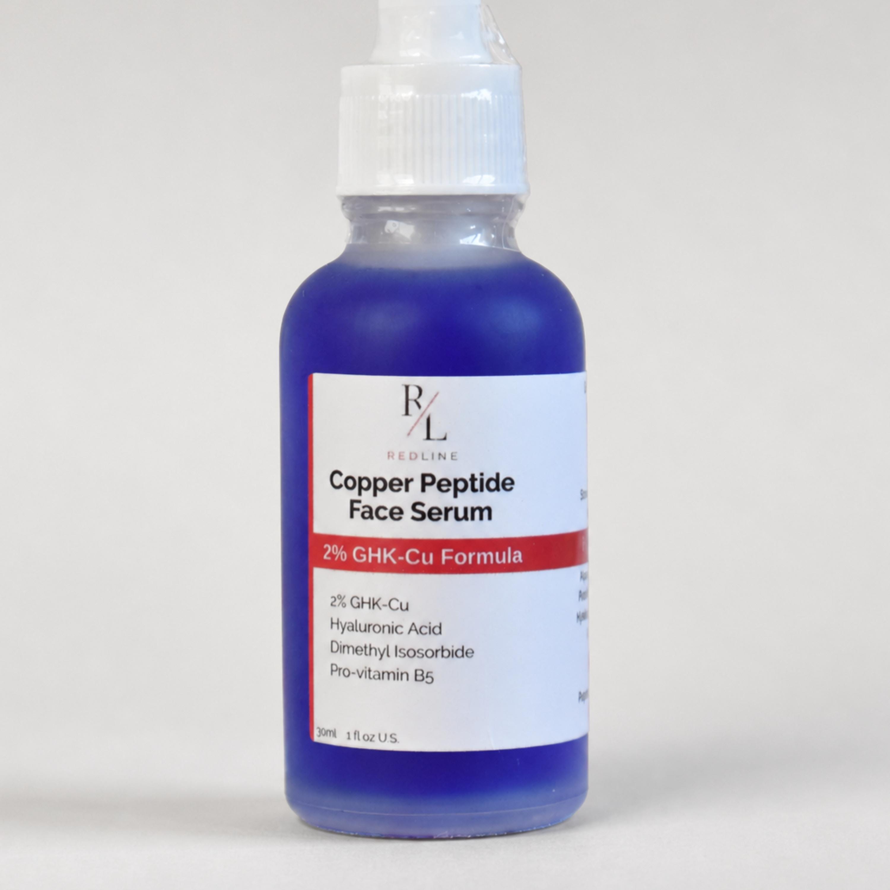 Copper Peptide Face Serum 2%, Ghk-cu (600 Mg)