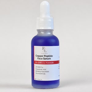 Copper Peptide Serum (ghk-cu) | Effective Skincare | Anti-aging Peptide | Niacinamide + HA + Licorice | Fragrance-free | 30 Ml