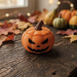 Kürbis Clicker STL – Halloween Fidget Spielzeug