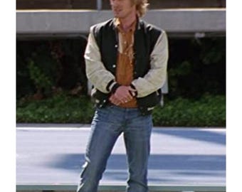 Handmade Starsky and Hutch Vintage David Soul Varsity Wool Jacket with Leather Sleeves