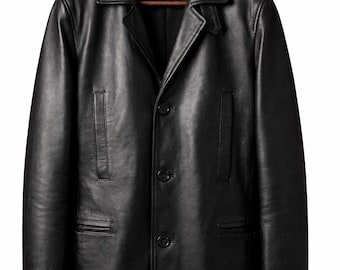 Mark Wahlberg Max Payne zwarte leren jas blazer cosplaykostuum