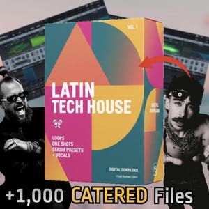 MIDI Latin Tech House Bundle Pack - Serum Presets, Loops, One Shots + Vocals