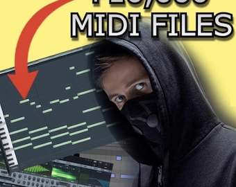 Pacote Mega com mais de 160.000 arquivos MIDI – Coleção completa para produção musical (EDM, Pop, Dance, Trance e muito mais)