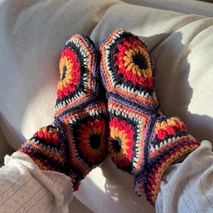 Crochet Slipper Pattern, Warm House Boots, Indoor Shoes, Easy Beginner Friendly Tutorial, Instant Download
