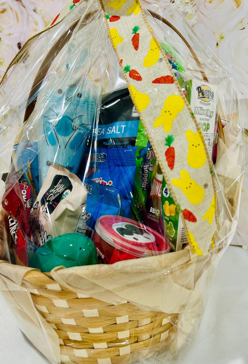 Easter Snack Basket – Sweet Treats, Spring Cheer, Ready to Gift - Etsy
