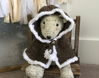 Fur Coat for Teddy Bear or Bunny