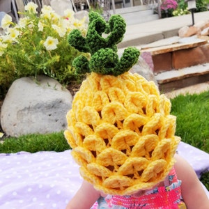 Pineapple Hat Crochet Pattern