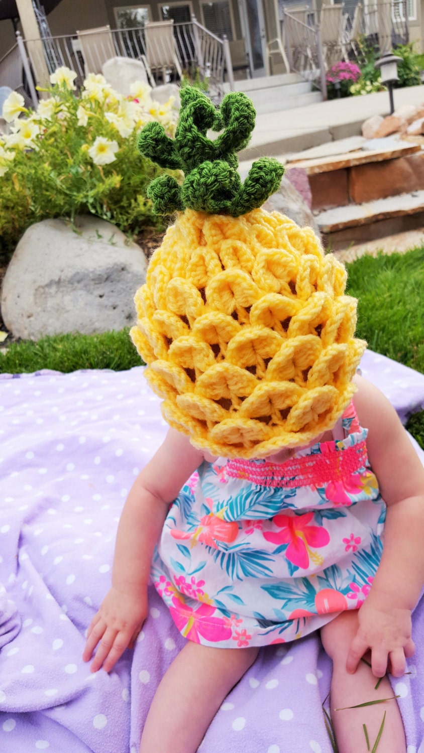 Pineapple Hat Crochet Pattern