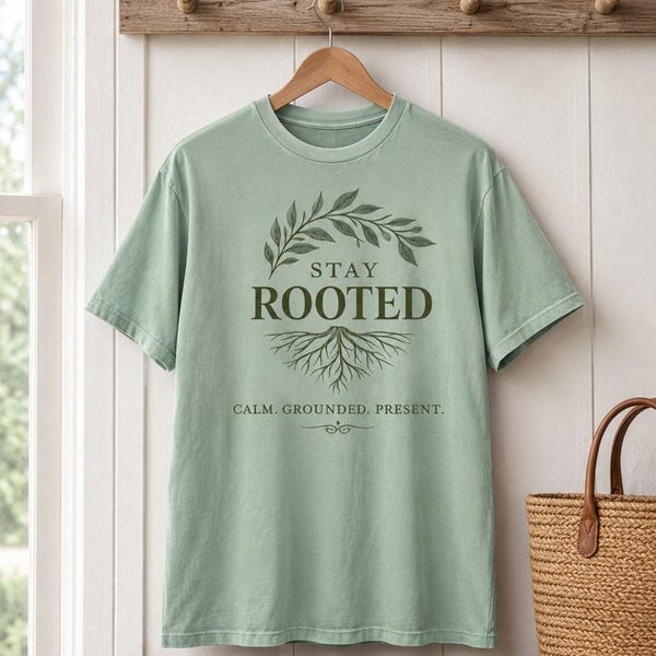 Stay Rooted Botanical Shirt preview