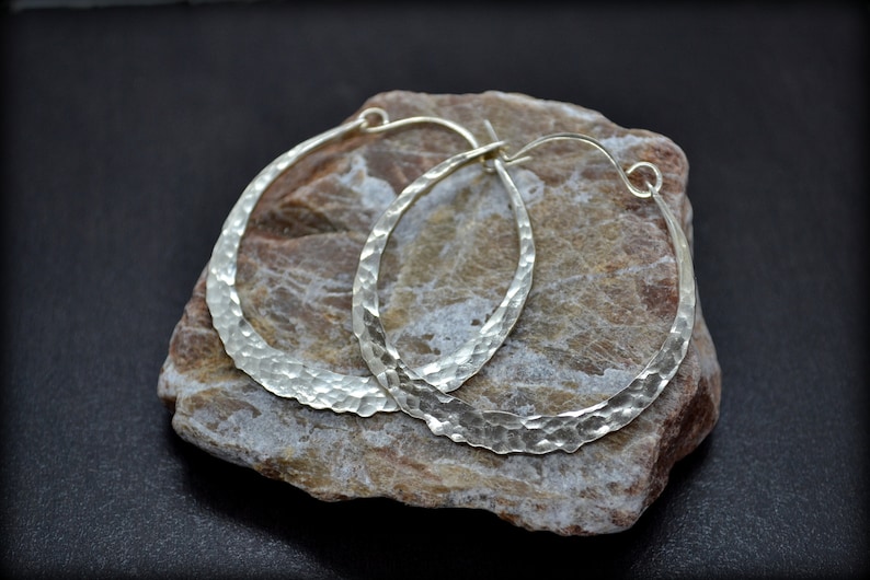 Extra Large Hoops 70mm Hammered Hoops Handmade Hoops Big Etsy
