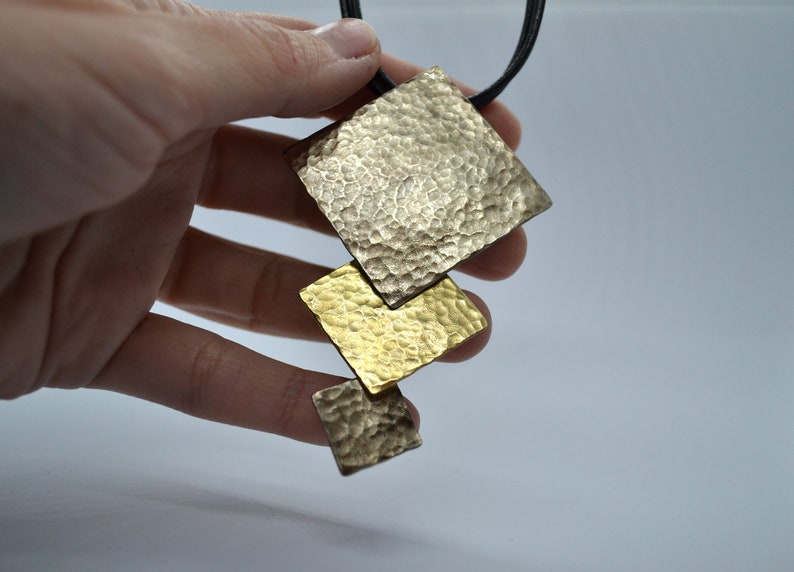 Two Tone Necklace Mixed Metal Necklace Gold and Silver Etsy