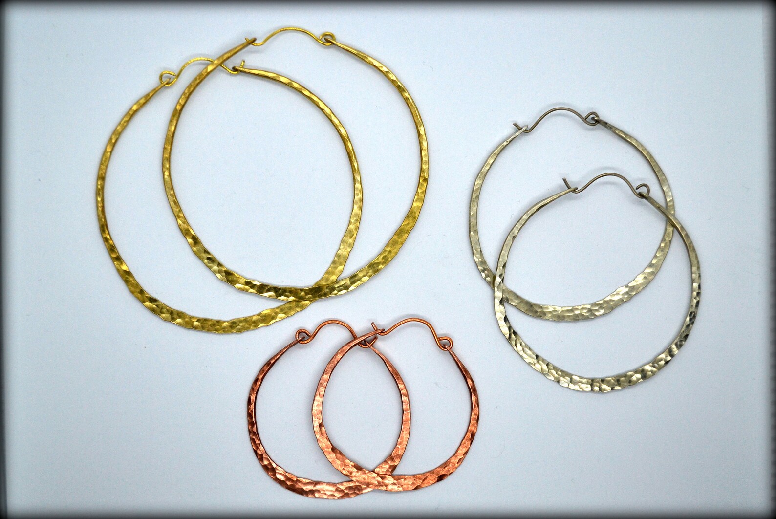 Extra Large Hoops 70mm Hammered Hoops Handmade Hoops Big Etsy