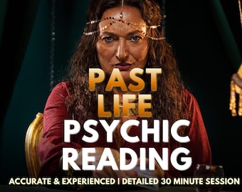 Same Hour Past Life Psychic Reading, Soul Memory & Karmic Energy Insight, Clairvoyant Medium Spiritual Reading, Spirit Guide, Medium Reading