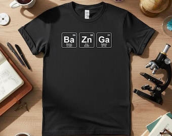 Camiseta Bazinga - Camiseta de Big Bang Theory - Regalo divertido para fans - Corte clásico de algodón