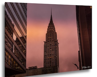 Chrysler Building Photography Print, Manhattan Art Deco Skyscraper