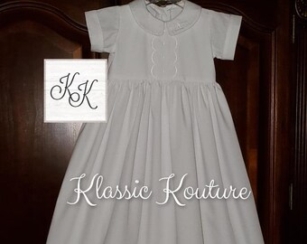 Christening Gown Boys Baptism Gown Unisex Gown Baby Blessing | Etsy