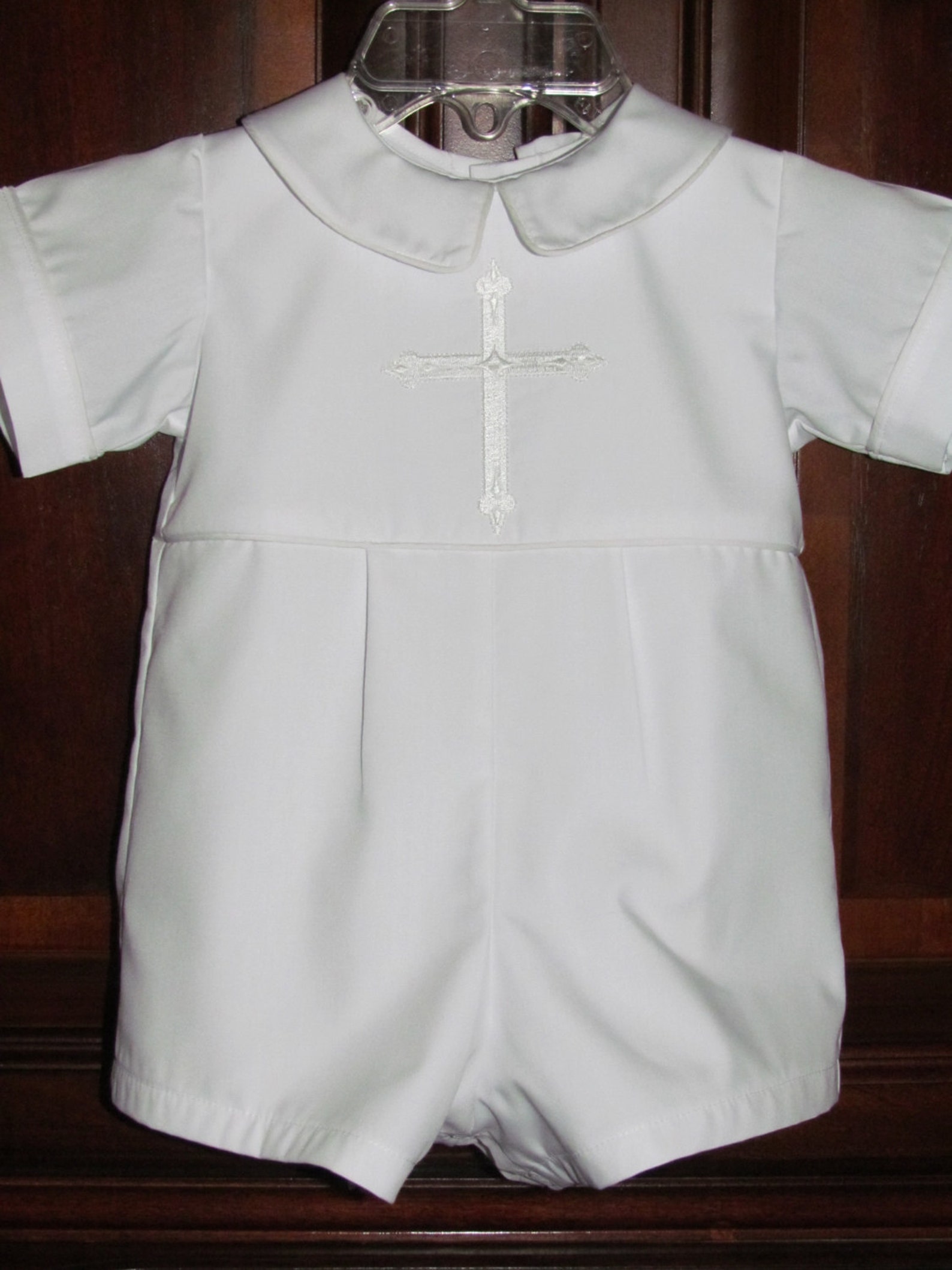 Baby Boy Baptism Romper Christening Romper Blessing Outfit Etsy