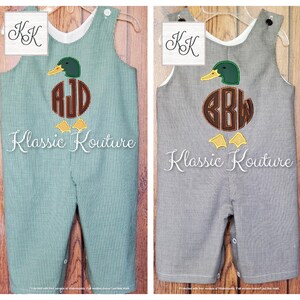 Kyte Baby Polo Shortall - Mallard Duck
