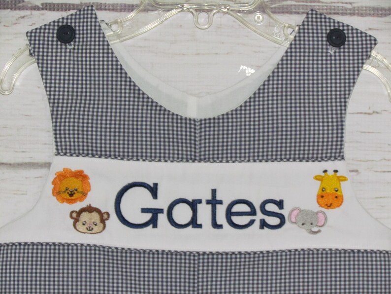 Funtasia Baby / Toddler Boys Gray Check Longall - Farm Animals