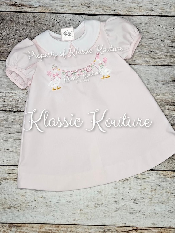 Goose ONE Silly Goose  Birthday Dress  First Birthday