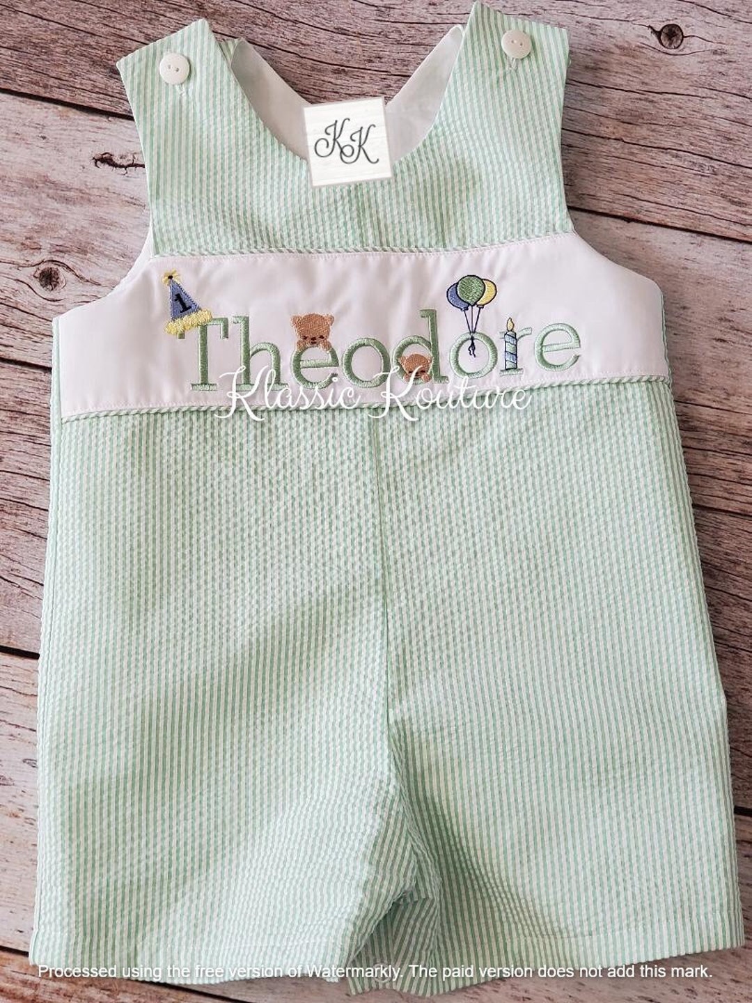 Teddy Bear First Birthday Bear Birthday Longall Shortall Bubble Jon Jon