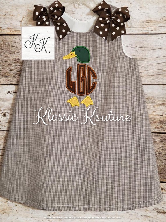 Mallard Duck Hunting A-line dress Girls Hunting Duck