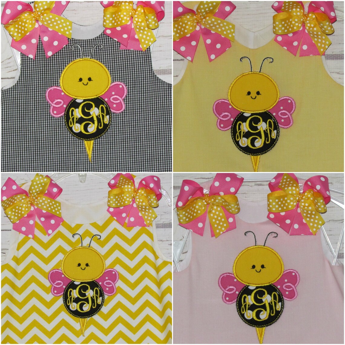 Bumble Bee Swing Top Bloomer Set A-line Dress Girls Bee | Etsy