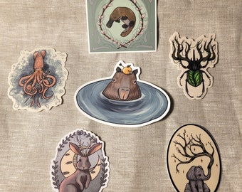 Weird Nature by Talidactyl Sticker Collection