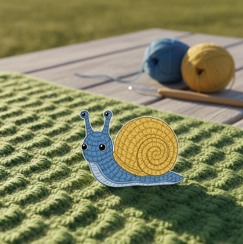 Crochet Snail Amigurumi Pattern, Easy Beginner Tutorial (PDF Pattern ...
