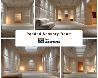 Soft Sensory Room Zoom Backdrop | Therapy Virtual Office | Calming Neurodivergent Meeting Space | Digital Download Therapist Background