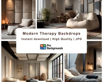 Sensory Therapy Room Zoom Background | ADHD Autism Friendly Virtual Office | Neurodivergent Calming Space Digital Download for Therapists