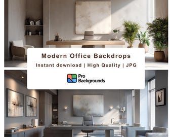 Sfondo Zoom per ufficio aziendale, moderno ufficio virtuale professionale 4K per videochiamate