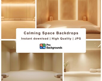 Simple Sensory Room Virtual Background | Autism Therapy Zoom Background | Calm ADHD Friendly Meeting Backdrop | Digital Download