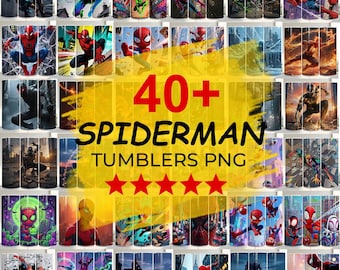 Spiderman Tumbler Wrap, 20oz Tumbler, Superhero Tumbler Png, Cartoon Tumbler Png, Tumbler Sublimation, Spiderman Tumbler, Superhero Wraps,
