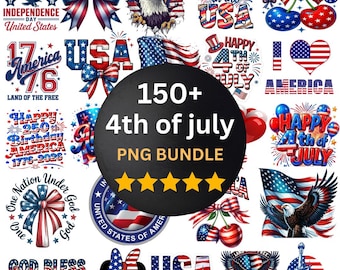 150+ Anniversary Png Bundle, USA Png, 4th of July Bundle, We The People Independence Day Cricut Digital Download, America 250