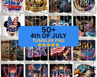50+ American 250th Anniversary Tumbler Wrap Patriotic PNG 20oz Skinny Straight, Faith Freedom Eagle Designs, Tumbler Svg