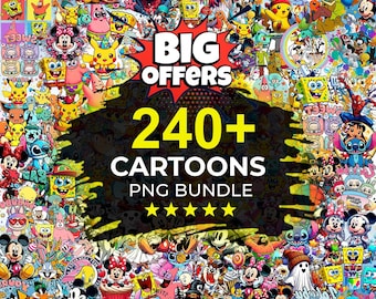 240+ Funny Cartoon Characters Png, Retro Cartoon Png, Cartoon Clipart, Cartoon SVG, Cartoons Bundle, Retro Svg, Cut File, Sublimation Design