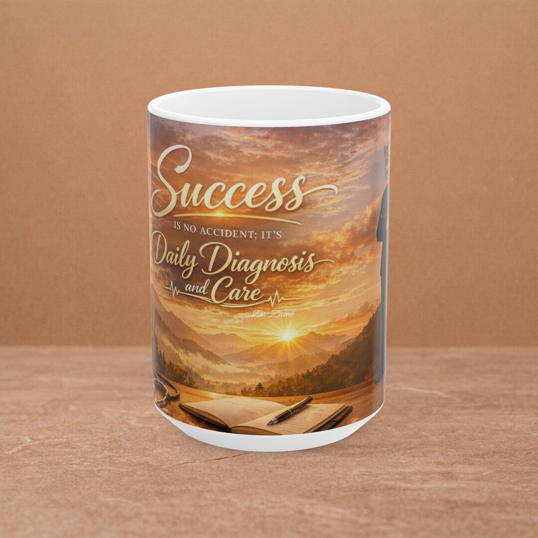 Success is No Accident Mug | Daily Discipline & Focus | Minimal ...
